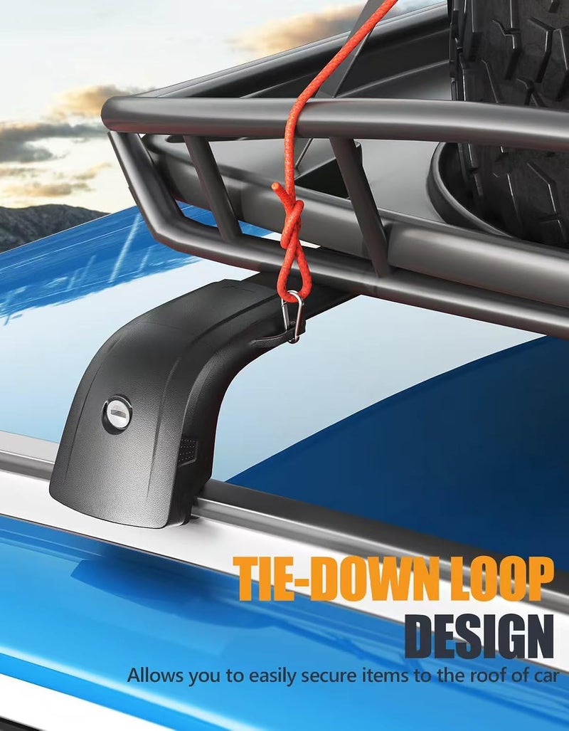 KINGGERI 220LBS Lockable Roof Rack Cross Bars Compatible with KIA Sportage SX & SX Prestige 2016 2017 2018 2019 2020 2021 2022 2023 2024 2025 2026 with Flush Side Rails,Anti-Theft Aluminum Roof Rails - Image 5